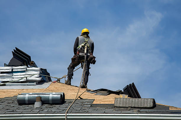 Professional Roof Inspection technician working in Spangler, PA